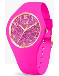 MONTRE GLITTER NEON PINK S