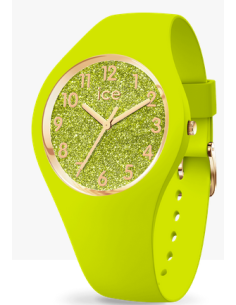 MONTRE GLITTER NEON LIME S