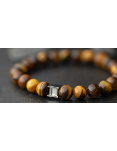 BRACELET GEM TIGER EYE L 2