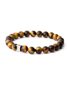 BRACELET GEM TIGER EYE L
