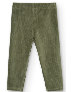 PANTALON VELOURS KAKI 2
