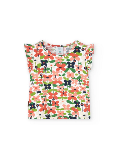 T-SHIRT FLEURS