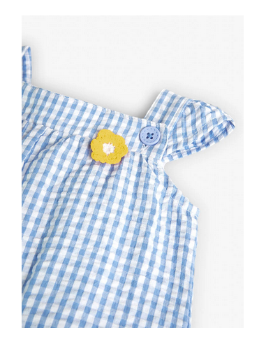 COMBINAISON VICHY FLEURS