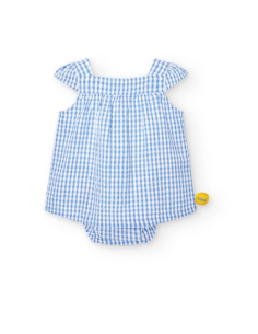 COMBINAISON VICHY FLEURS 2