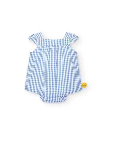 COMBINAISON VICHY FLEURS