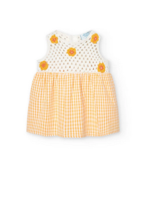 ROBE FLEURS EN CROCHET