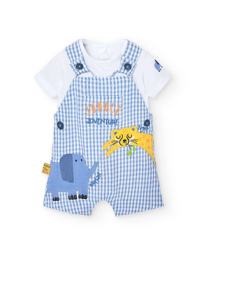 SALOPETTE VICHY JUNGLE